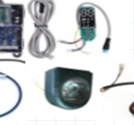 Комплект электроники (контроллер, кабель управления, дисплей, задняя фара, передняя фара, курок) для M365/1S/PRO